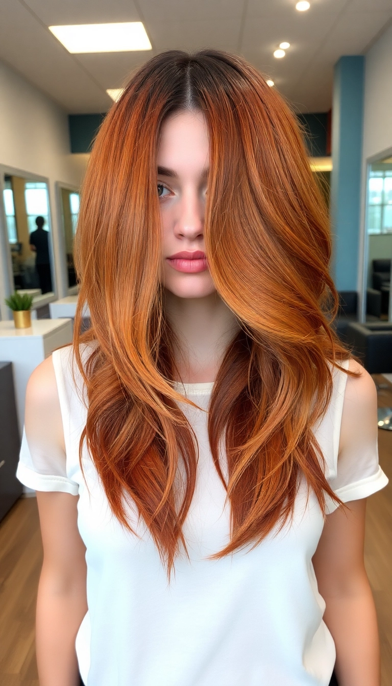 31 Stunning Ginger Wig Hairstyles to Elevate Your Look! - Ginger Ombre