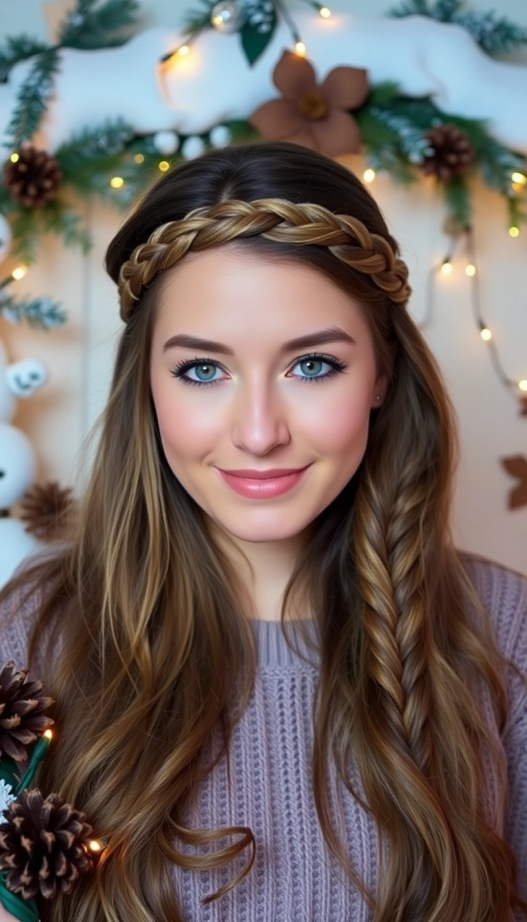 30 Easy Winter Hairstyles You Can Do in Under 10 Minutes! - 3. Braided Headband