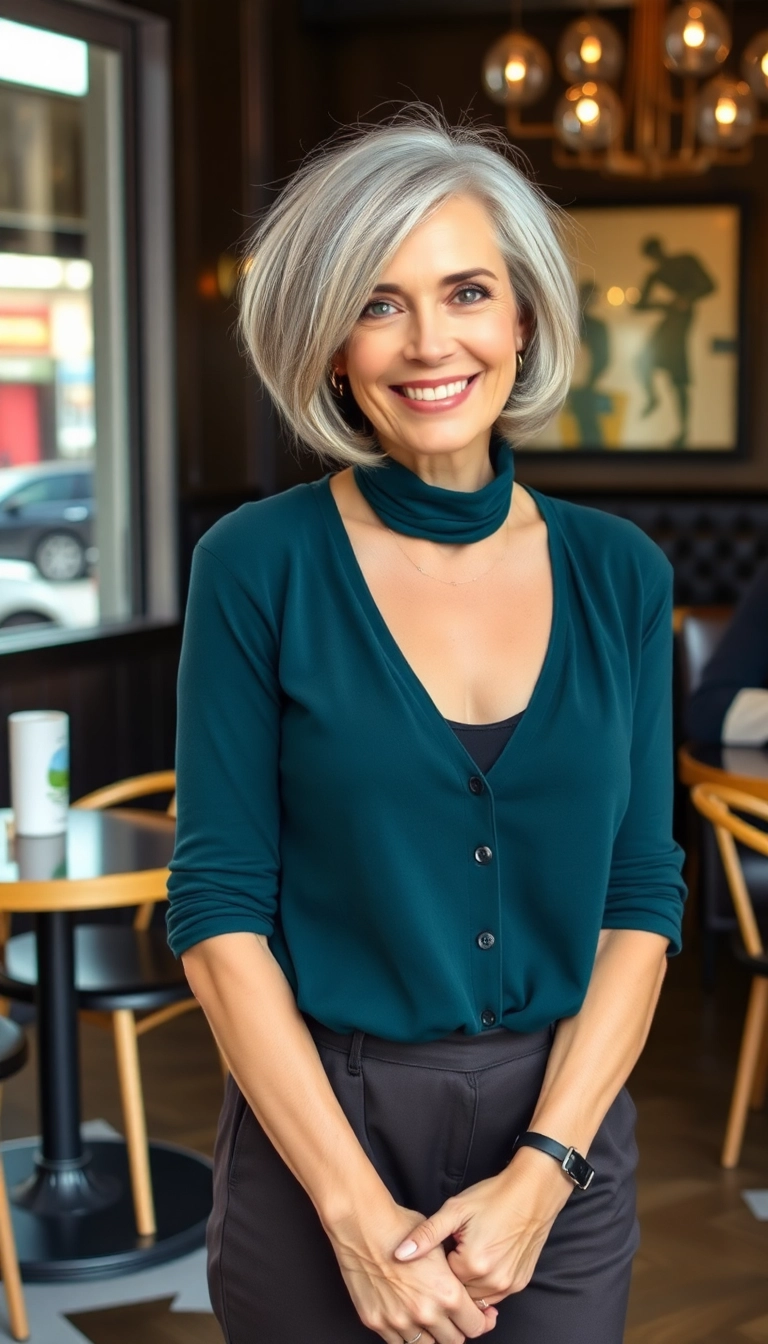 34 Haircut Ideas for Older Women That'll Make You Look Younger Instantly! - 4. Asymmetrical Bob