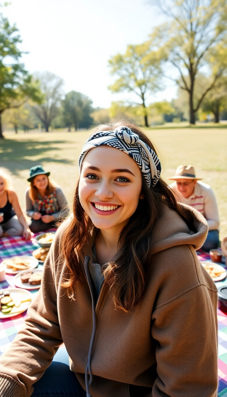 33 Hoodie Hairstyles That'll Transform Your Look in Seconds (You Won't Believe #16!) - 12. Retro Headband