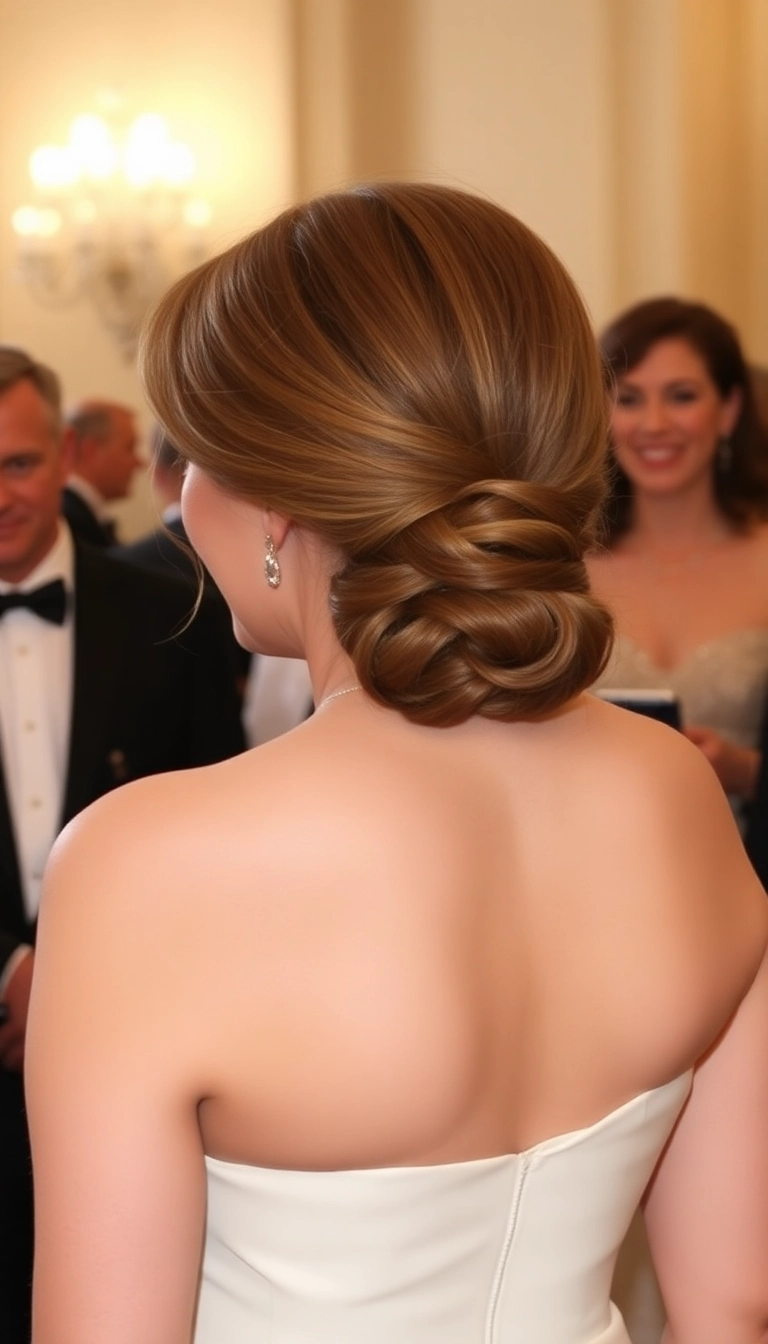 35 Effortless Hairstyles for Women Over 70 That You'll Love to Wear! - 13. Low Chignon