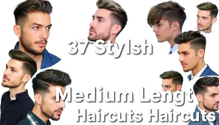 37 Stylish Medium Length Haircuts for Men: Your Ultimate Grooming Guide!