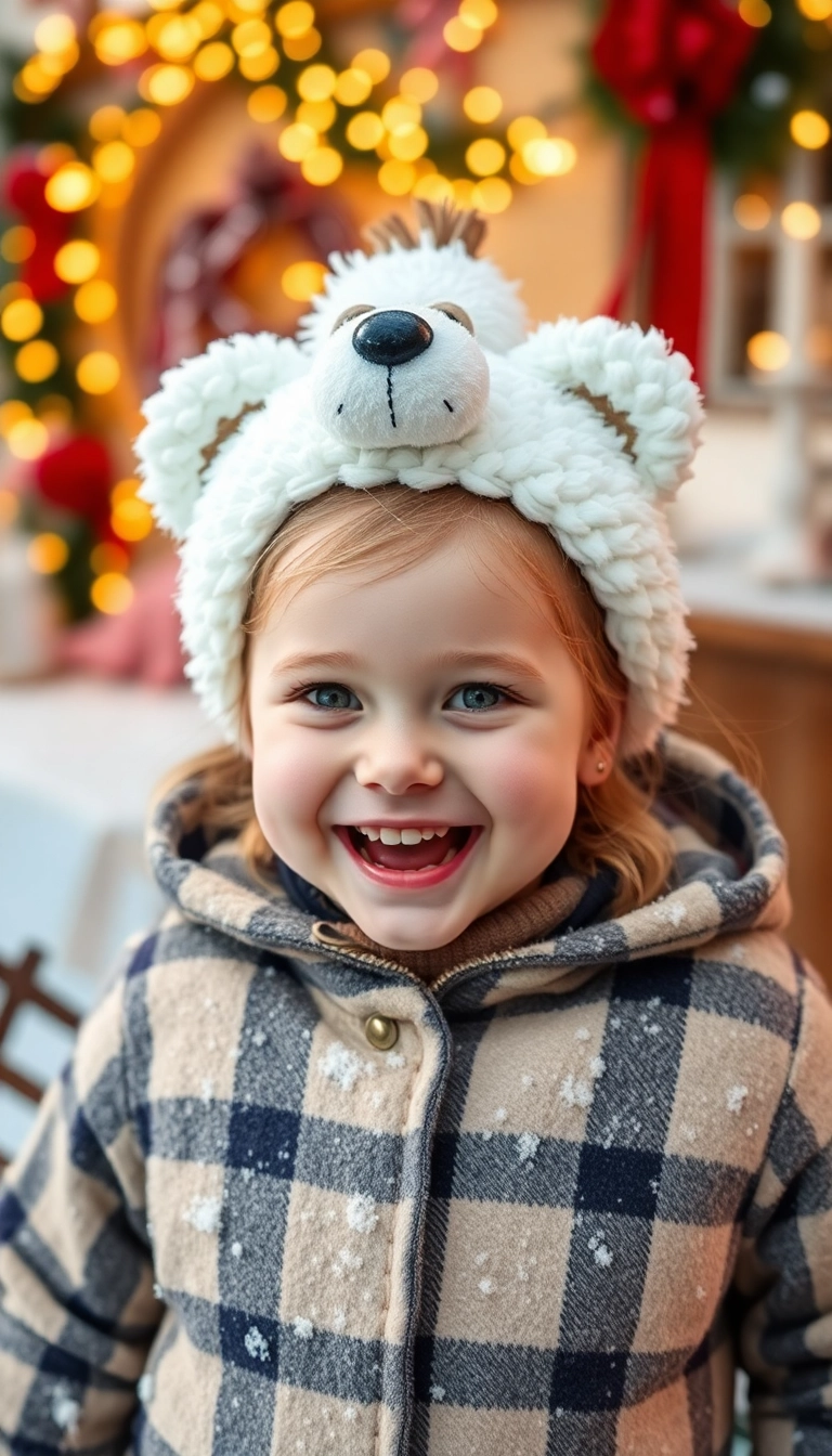 38 Adorable Christmas Hairstyles for Kids That Will Steal the Show! (You Won't Believe #16!) - 38. Polar Bear Bun