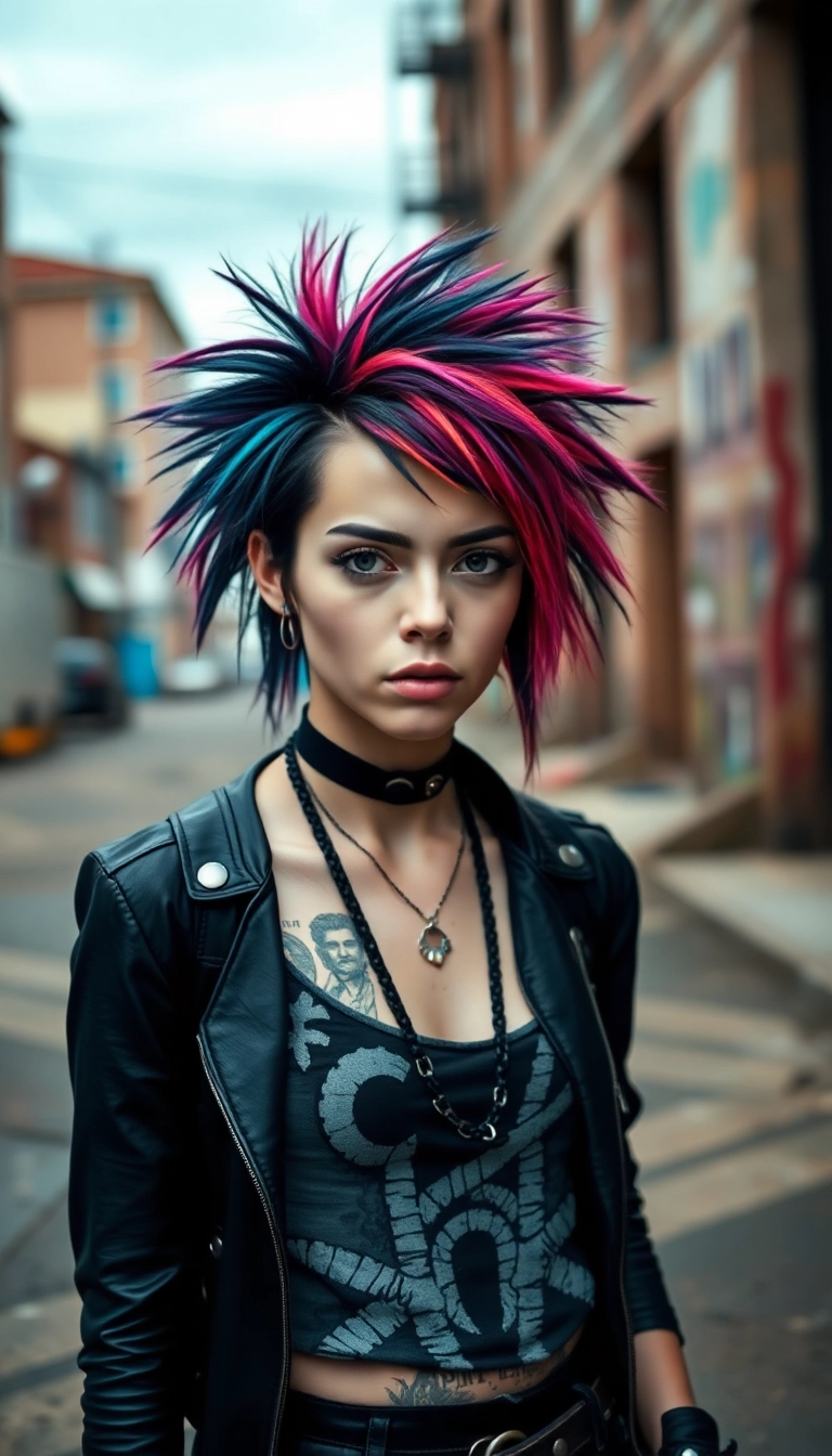 39 Edgy Haircuts Ideas That'll Make You Want to Change Your Look NOW! - 31. Punk Rock Inspired