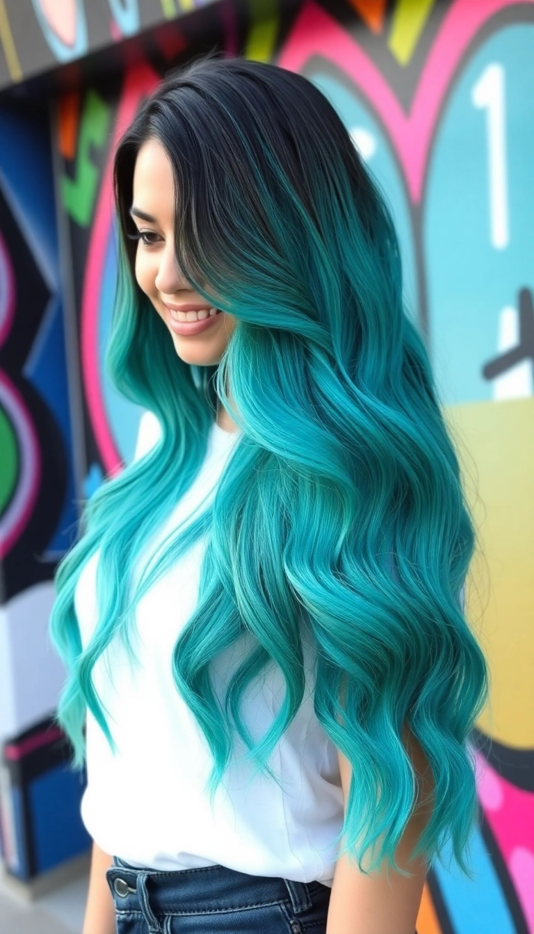 38 Birthday Wig Hairstyles That Will Steal the Show on Your Special Day! - 8. Vibrant Ombre