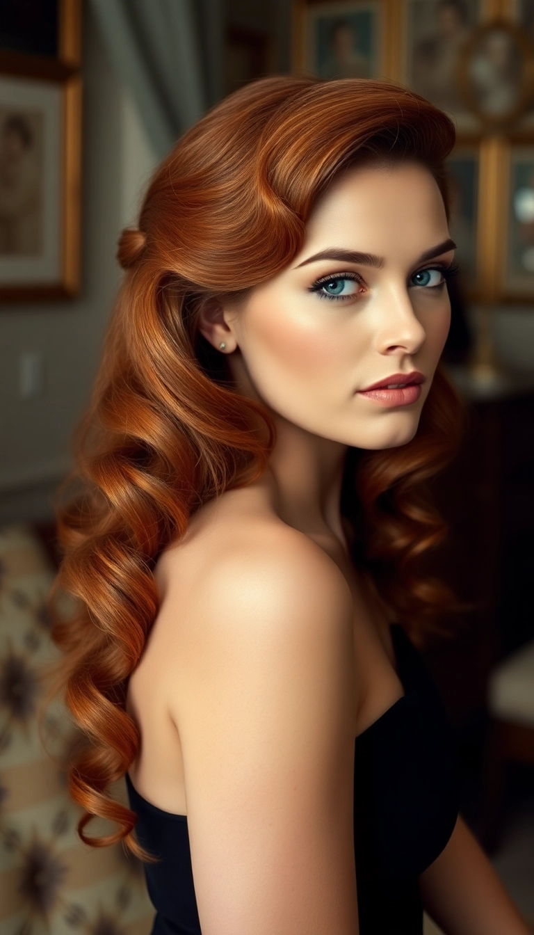 31 Stunning Ginger Wig Hairstyles to Elevate Your Look! - Retro Hollywood Glam