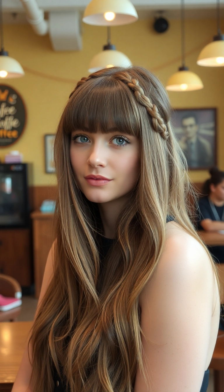 37 Braids Hairstyles Ideas That'll Make You Want to Try #23 Immediately! - 21. Simple Braided Bangs