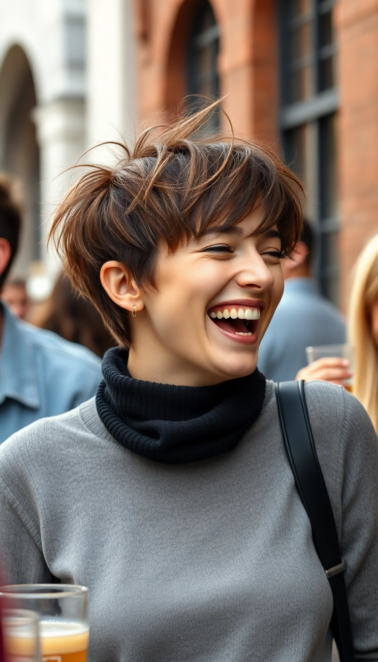 38 Short Pixie Haircuts for Fine Flat Hair That'll Make You Want to Chop It All Off! - Messy Pixie Cut