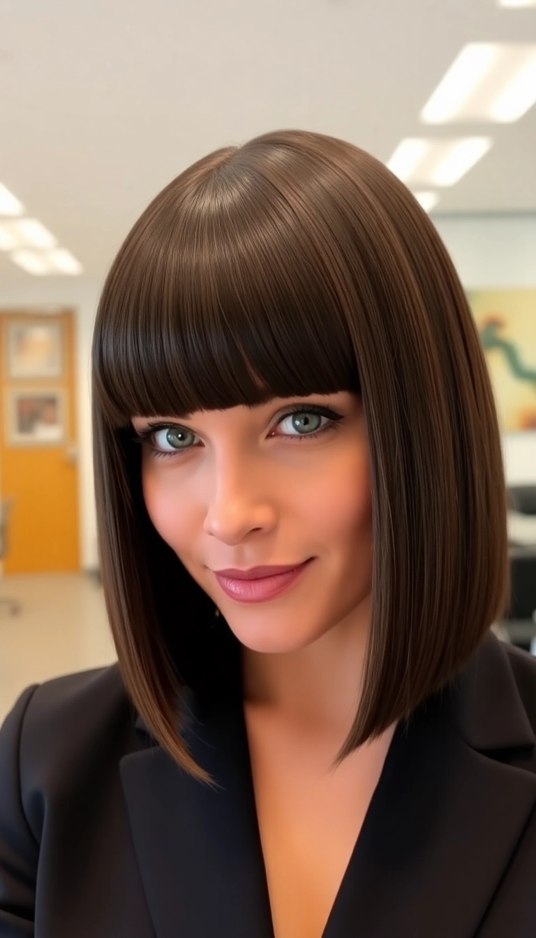 34 Haircut Ideas for Older Women That'll Make You Look Younger Instantly! - 5. Classic Blunt Bob