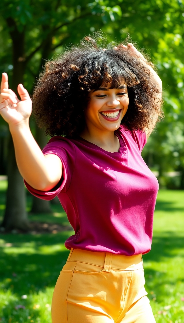 31 Stunning Bob Haircuts With Bangs You’ll Want to Try Immediately! - Curly Bob with Bangs