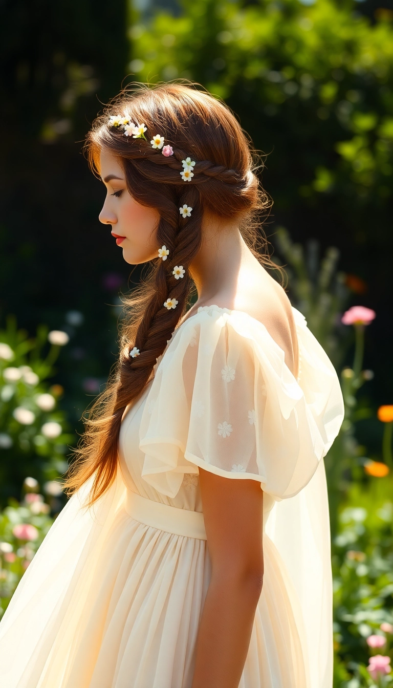 37 Must-Try Formal Hairstyles for Medium Length Hair (You'll Love #22!) - 2. Braided Crown