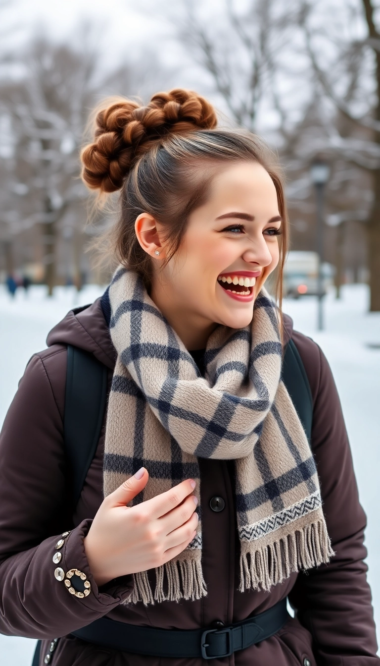 30 Easy Winter Hairstyles You Can Do in Under 10 Minutes! - 14. Bubble Ponytail