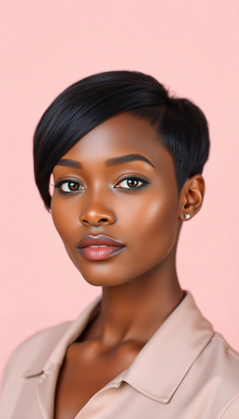 35 Trendy Short Pixie Haircuts for Black Women You Need to Try Now! - The Classic Pixie Cut