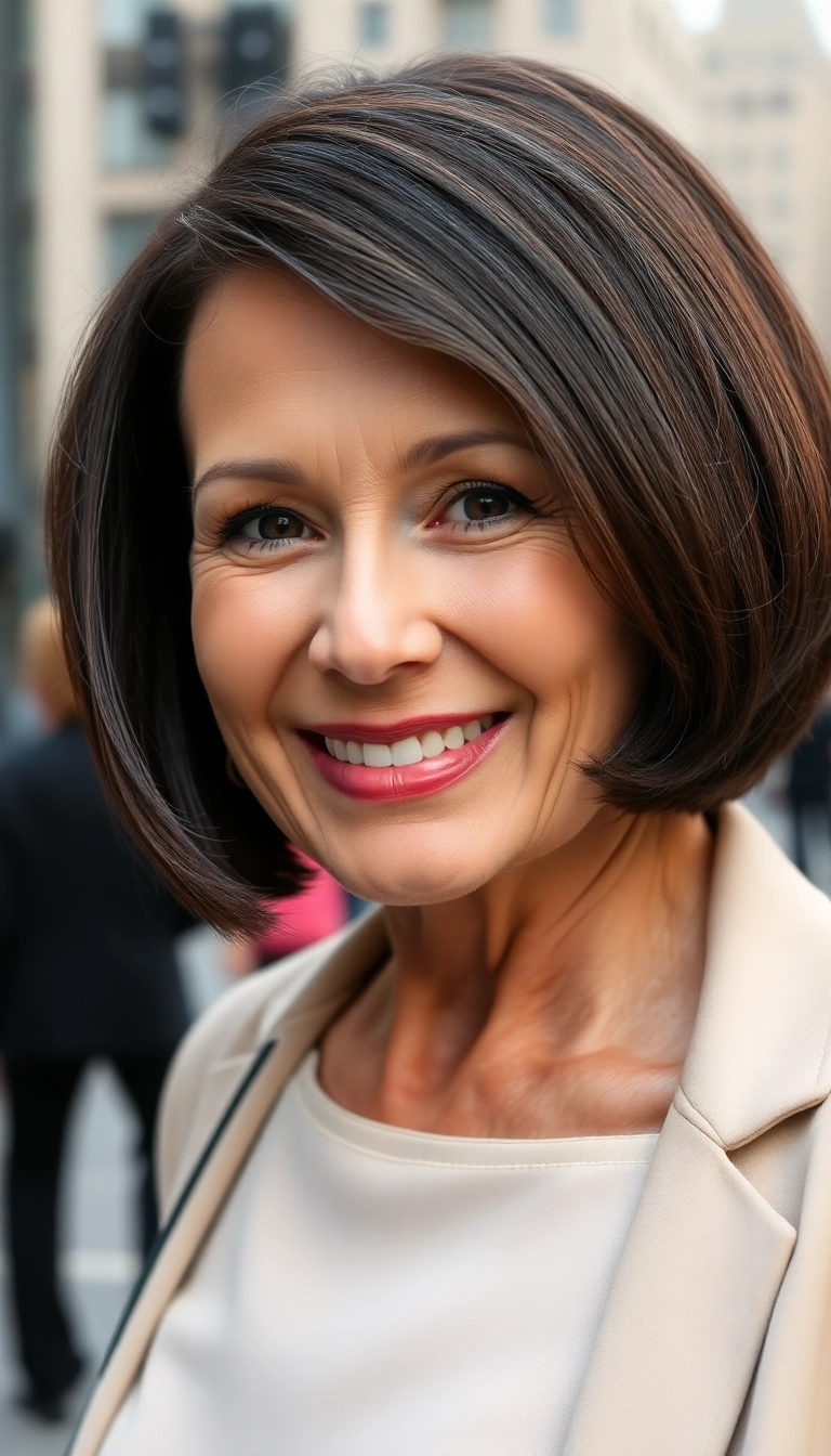 31 Chic Haircuts for Women Over 60 You Won't Believe Are So Easy! - 1. The Classic Bob