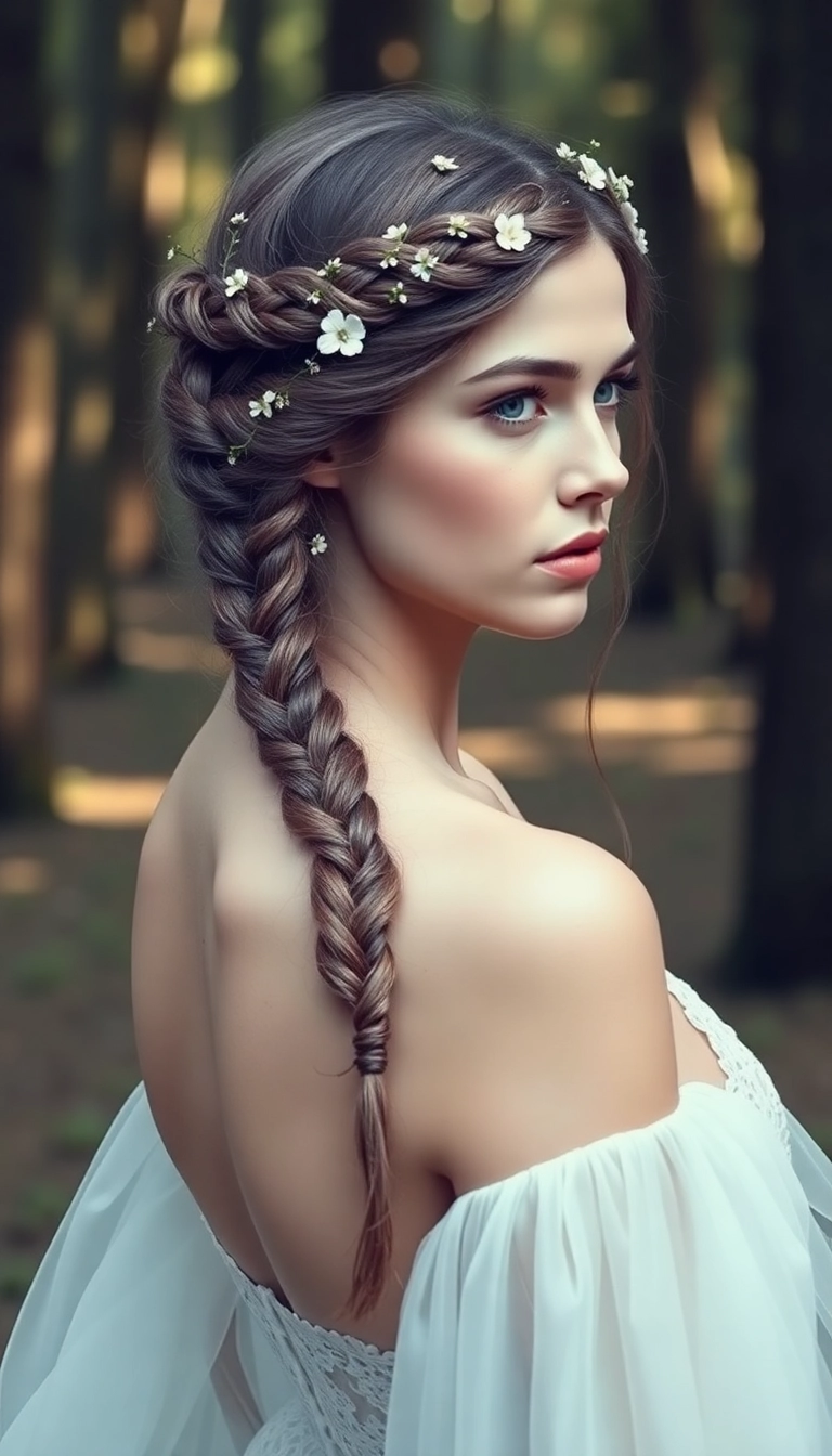 39 Belle Hairstyle Ideas That Will Make You Feel Like a Princess! - Enchanted Braided Crown