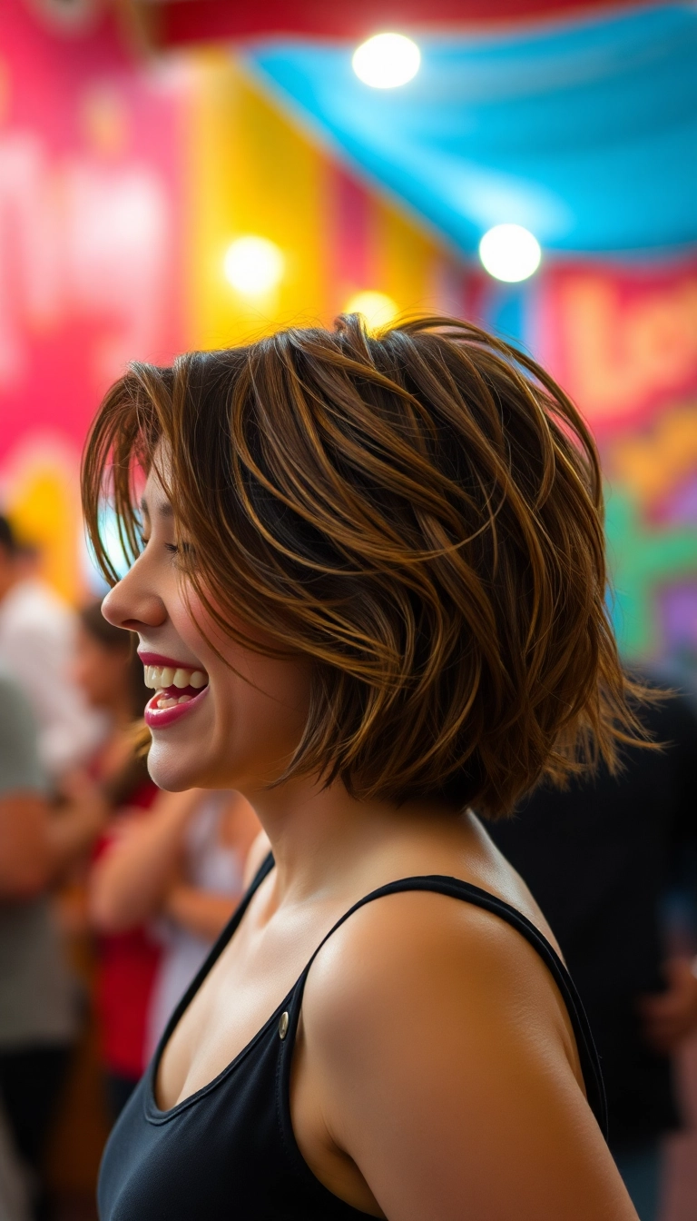 34 Chic Short Haircuts That'll Elevate Your Style Game Instantly! - Choppy Layers