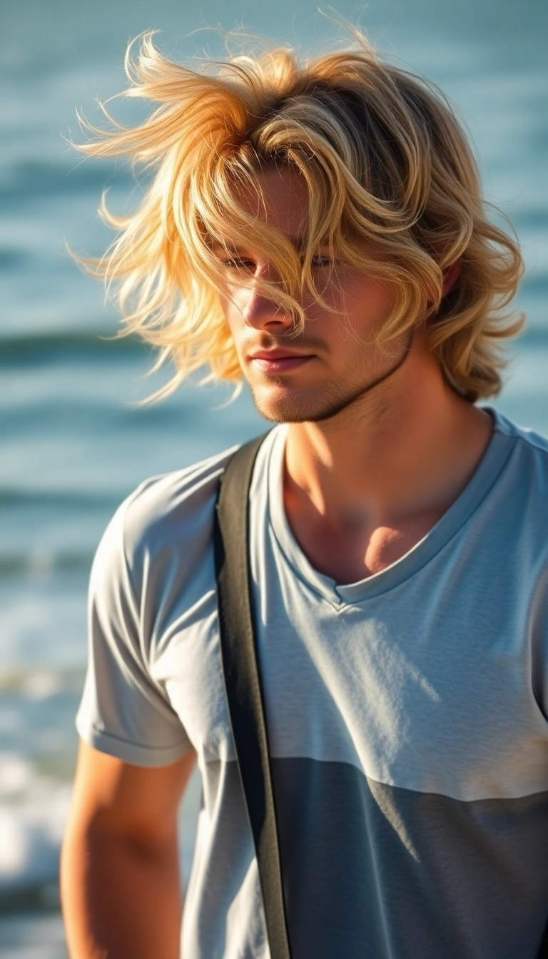 37 Stylish Men's Longer Haircuts That'll Make You the Trendsetter of the Year! - Textured Waves