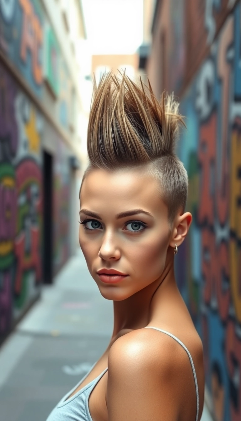 32 Short Haircuts for Fine Flat Hair That Will Transform Your Look Instantly! - The Faux Hawk