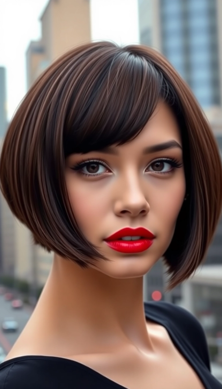 Fall in Love with These 24 Ear-Length Hairstyles That Are Simply Gorgeous! - Chic Blunt Bob