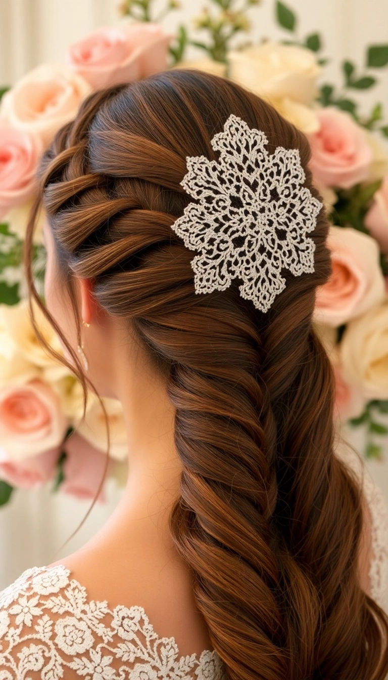 38 Fairy Hairstyles That Will Make Your Friends Say 'Wow!' (You Won't Believe #15!) - 8. Delicate Lace Braid