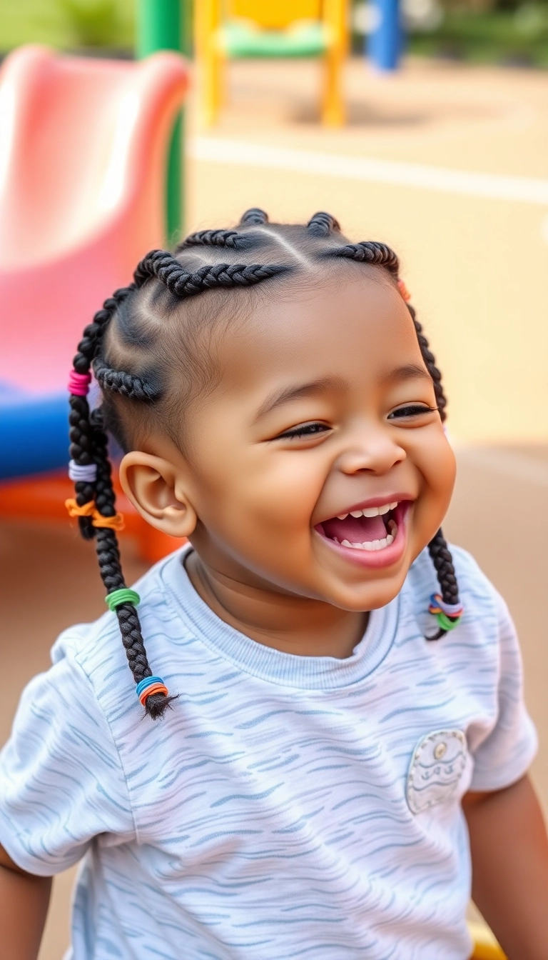 35 Mixed Baby Hairstyles That'll Make Everyone Say 'Aww!' - Bubble Braids