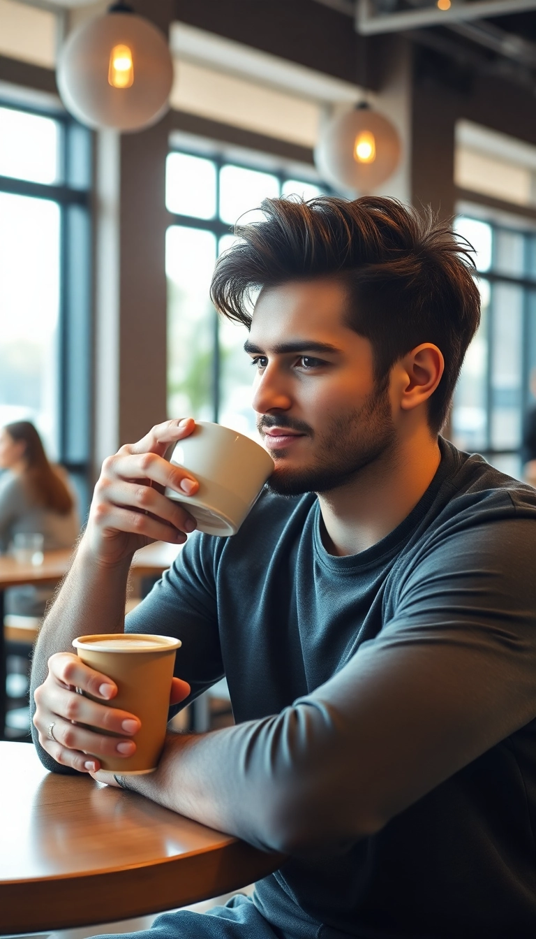 33 Guy Haircuts Long Ideas That Will Turn Heads (You Won't Believe #15!) - 13. The Half-Up Half-Down Style