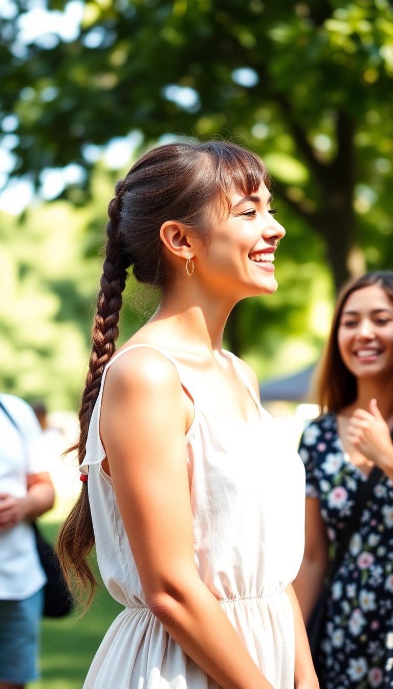 31 Stunning Greek Goddess Hairstyles That'll Make You Feel Like a True Diva! - 15. Braided Side Ponytail