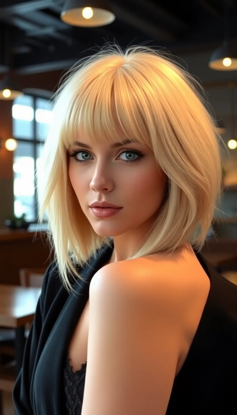 36 Stacked Bob Haircut Ideas That Will Transform Your Look Instantly! - Bob with Bangs