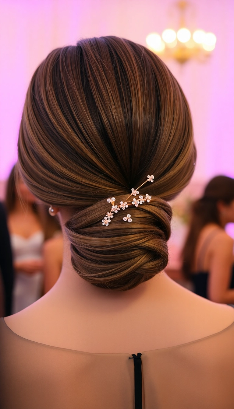 36 Elegant Birthday Hairstyles for a Classy Celebration (Get Inspired!) - 1. Classic Chignon