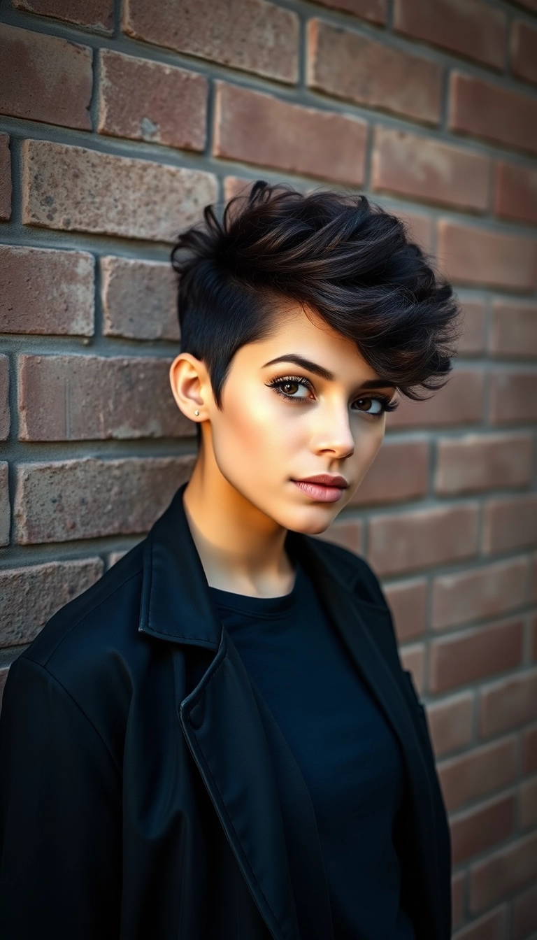 32 Stunning Short Curly Haircut Ideas to Revamp Your Look Instantly! - 1. Textured Pixie Cut