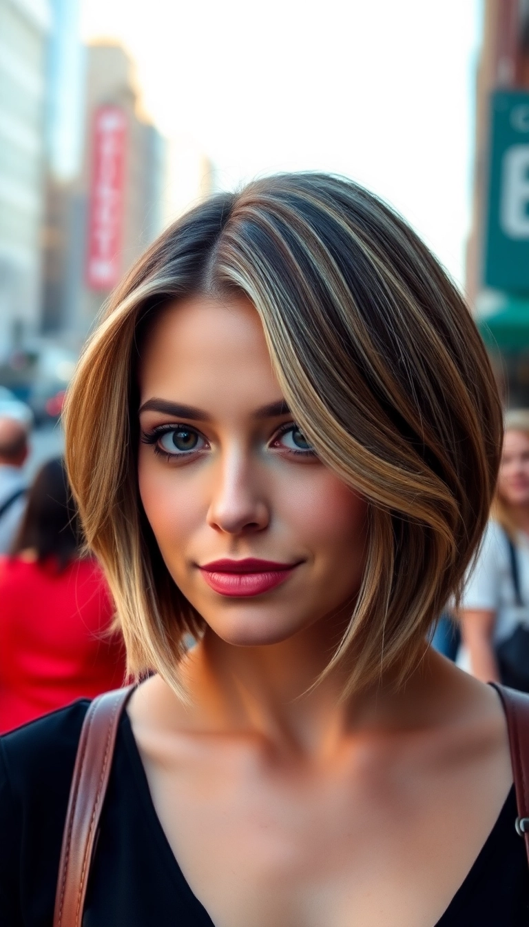 34 Stunning Bob Haircut Ideas You’ll Want to Try (Wait Until You See #12!) - 34. Bob with Highlights and Lowlights