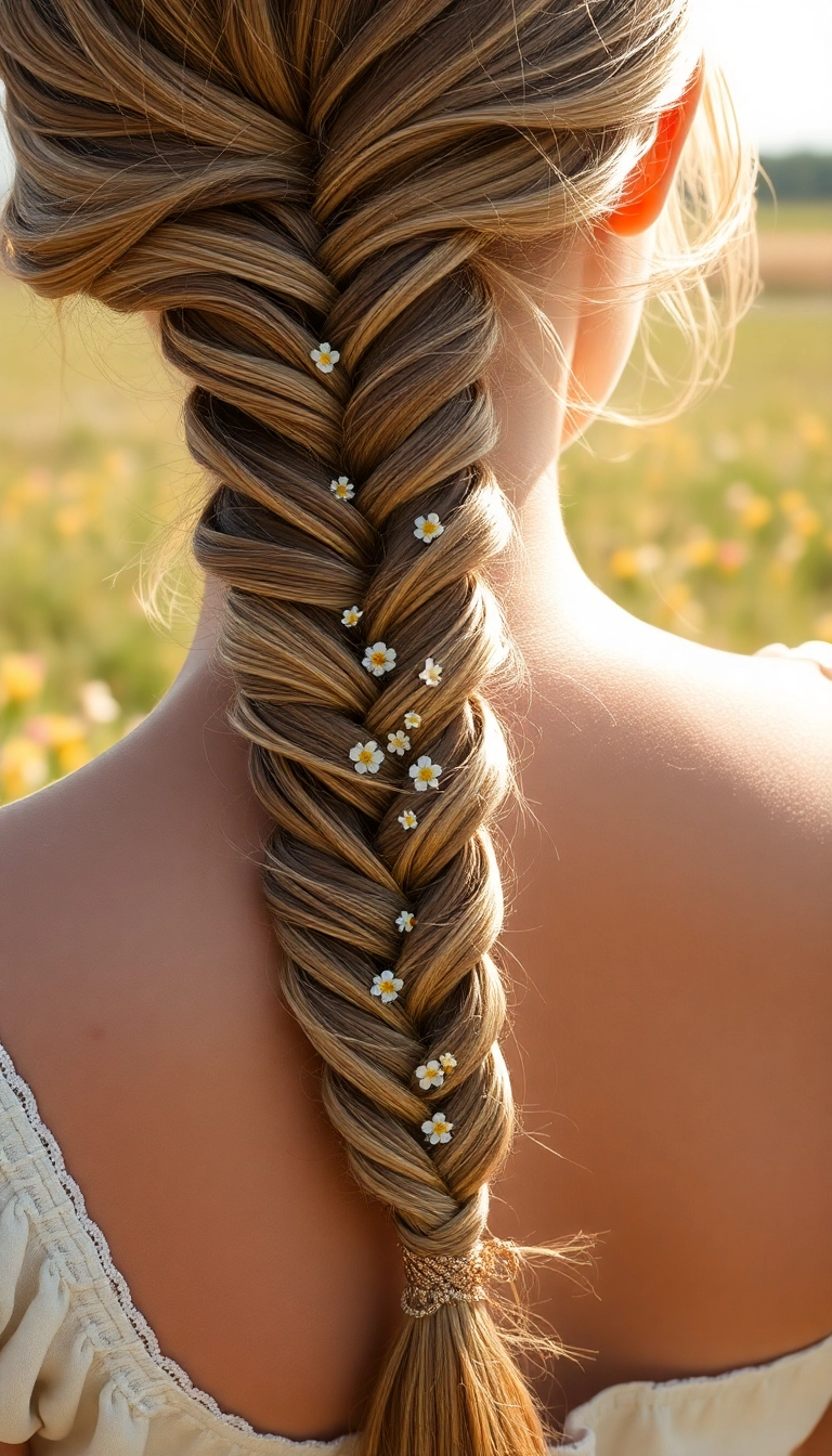 31 Stunning Greek Goddess Hairstyles That'll Make You Feel Like a True Diva! - 7. Fishtail Braid