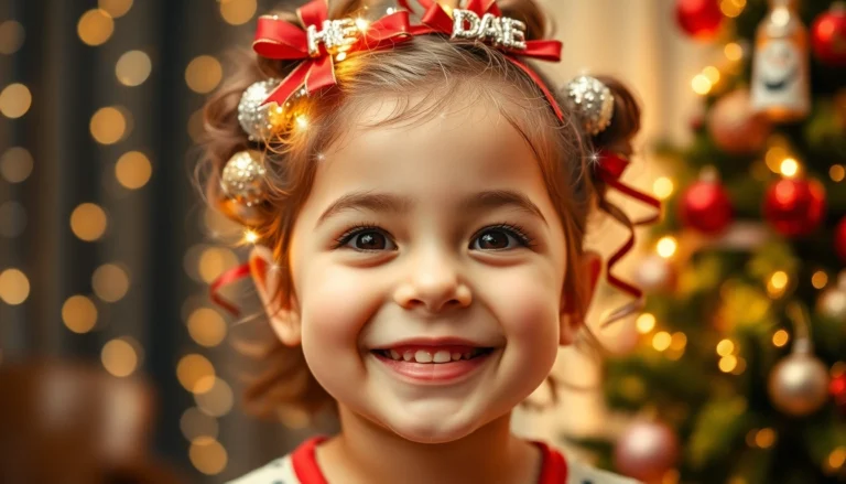 38 Adorable Christmas Hairstyles for Kids That Will Steal the Show! (You Won’t Believe #16!)