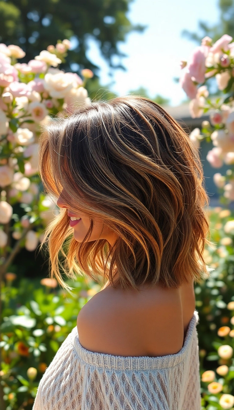 35 Fresh Wavy Lob Haircut Ideas to Revamp Your Style - You'll Love #12! - The Textured Lob