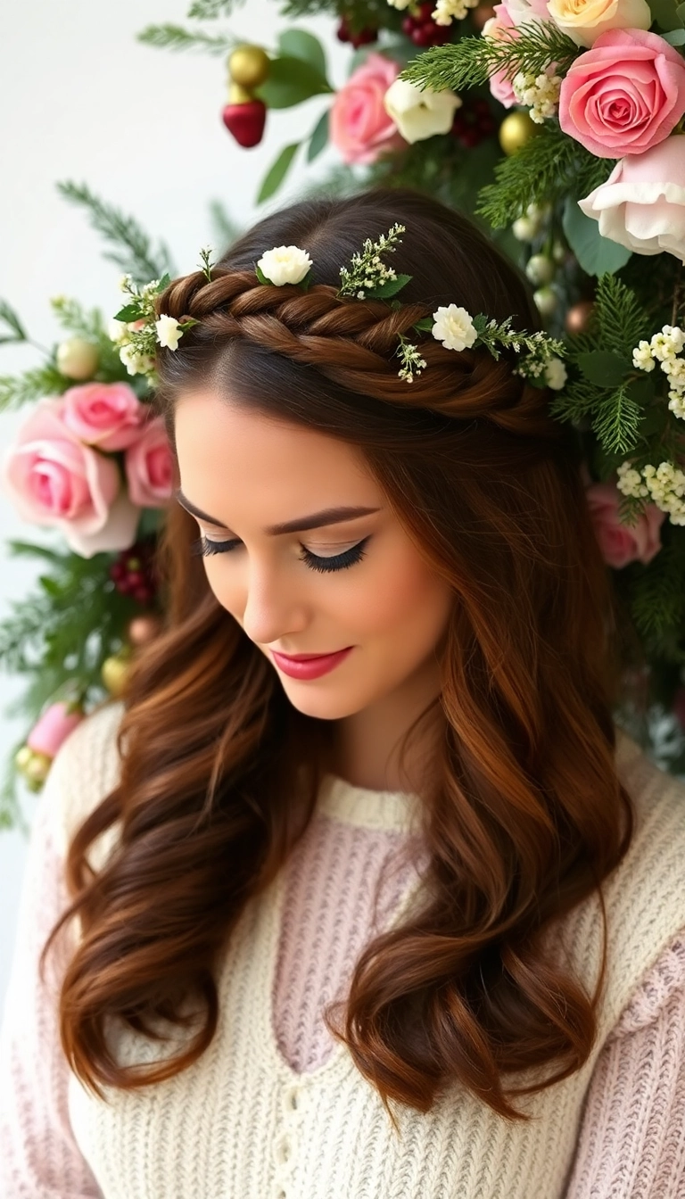 30 Easy Winter Hairstyles You Can Do in Under 10 Minutes! - 10. Braid Crown