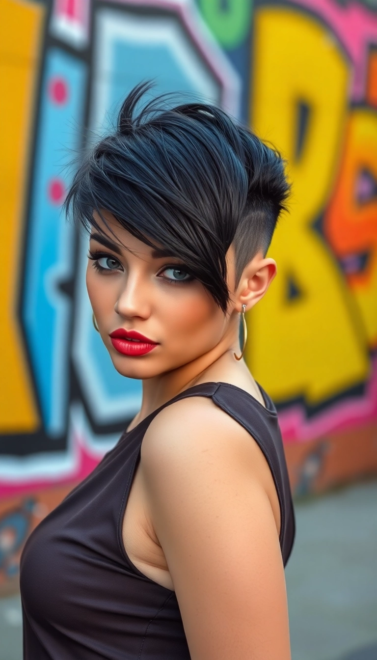 36 Trendy Fade Haircut Women Ideas You Can't Afford to Miss! - Asymmetrical Fade