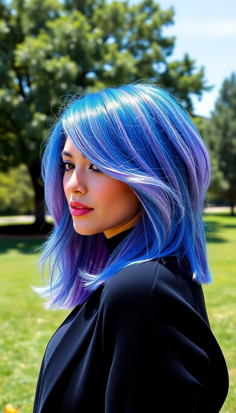 36 Trendy Fade Haircut Women Ideas You Can't Afford to Miss! - Bold Colored Fade