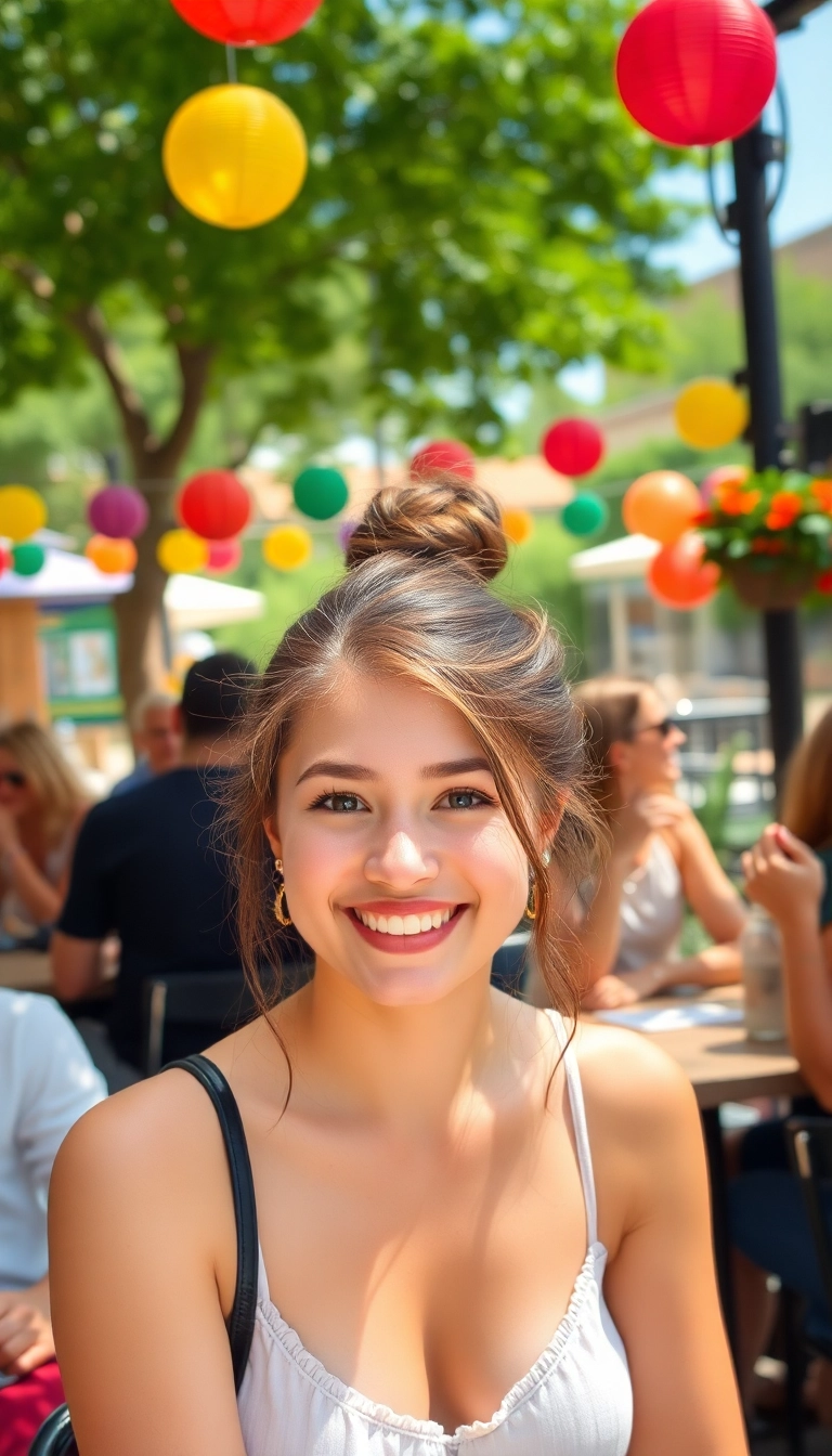 36 Elegant Birthday Hairstyles for a Classy Celebration (Get Inspired!) - 6. Twisted Half-Updo