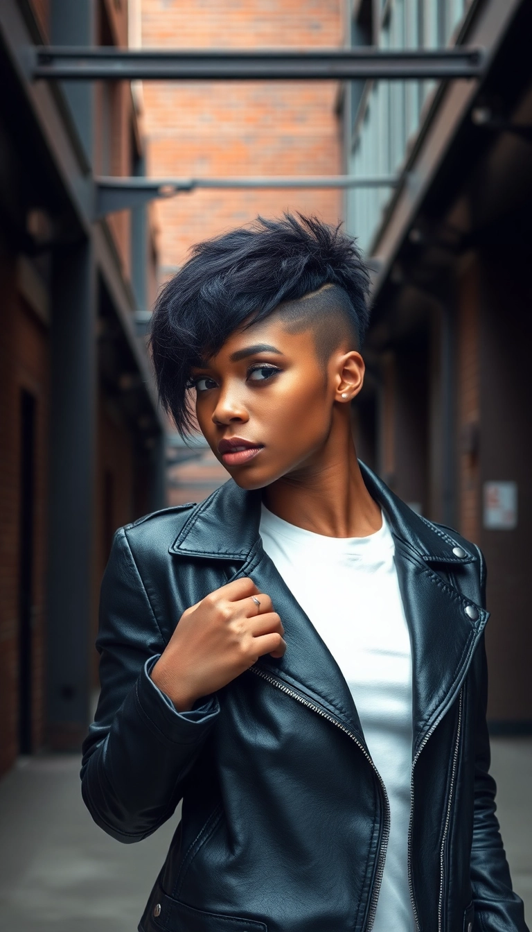 35 Trendy Short Pixie Haircuts for Black Women You Need to Try Now! - Undercut Pixie