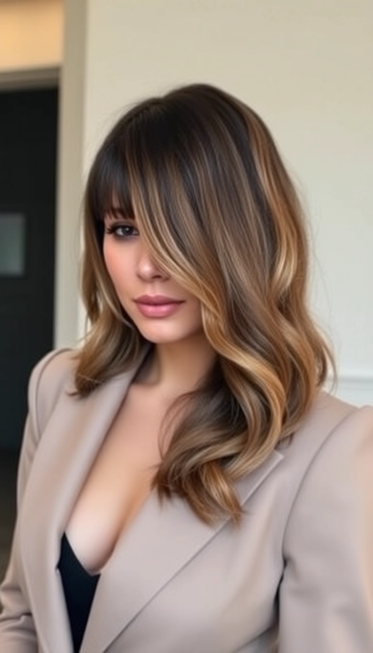 37 Chubby Face Haircuts for Double Chins: Fabulous Styles to Flatter Your Features - 9. Blunt Cut with Soft Waves