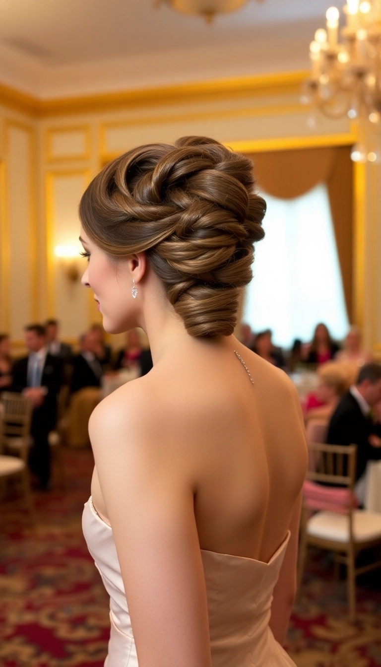 39 Belle Hairstyle Ideas That Will Make You Feel Like a Princess! - Intricate Twisted Updo