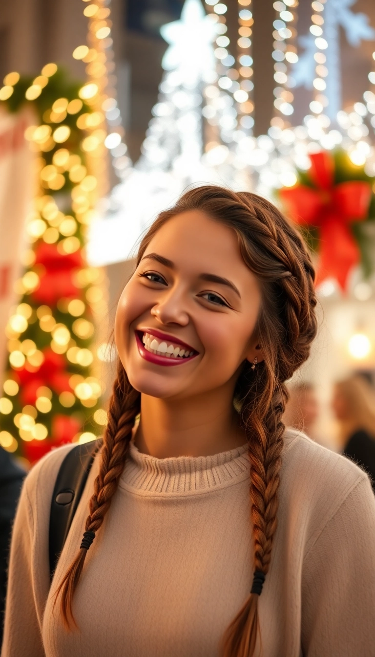 31 Festive Hairstyles to Rock This Christmas (You Won't Believe #15!) - 11. Braided Headband