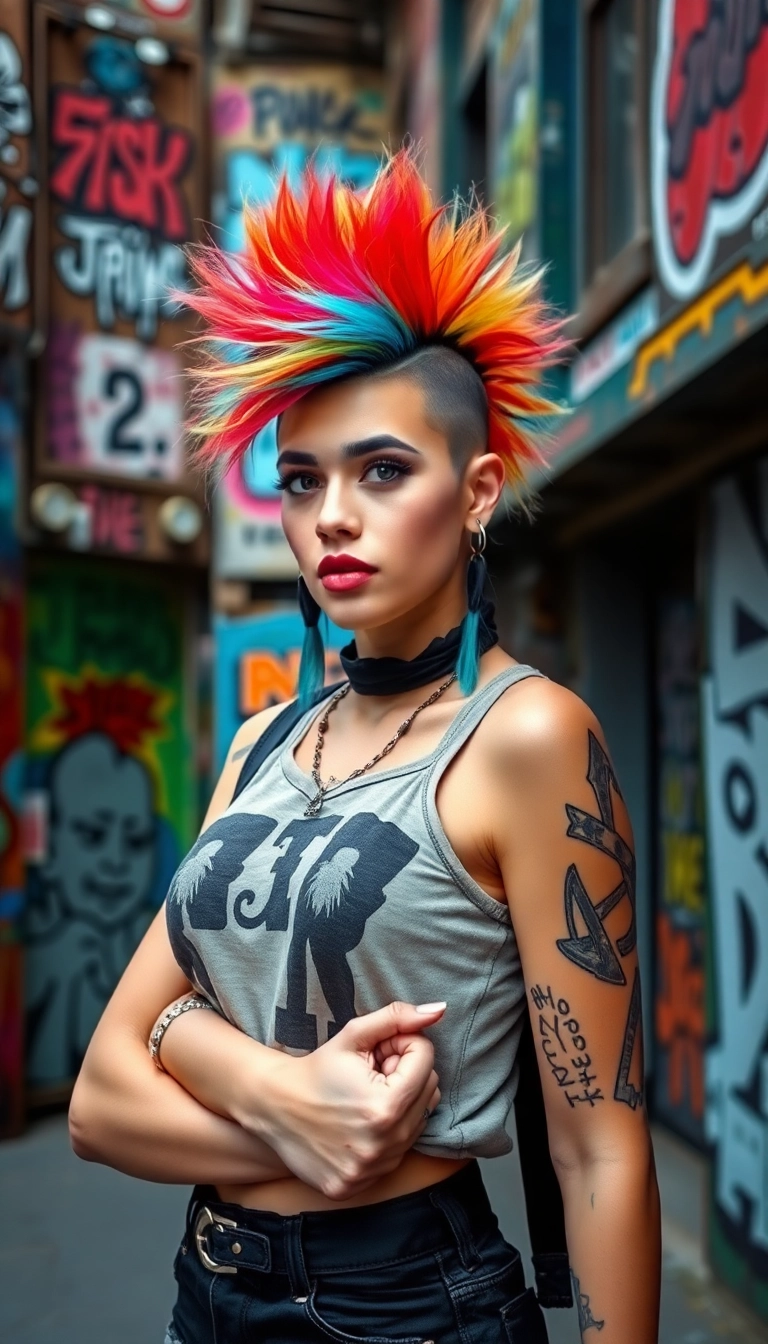 38 Birthday Wig Hairstyles That Will Steal the Show on Your Special Day! - 12. Funky Mohawk