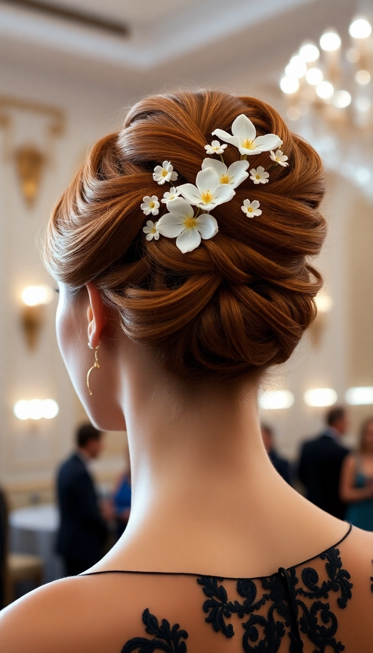 31 Stunning Ginger Wig Hairstyles to Elevate Your Look! - Elegant Updo