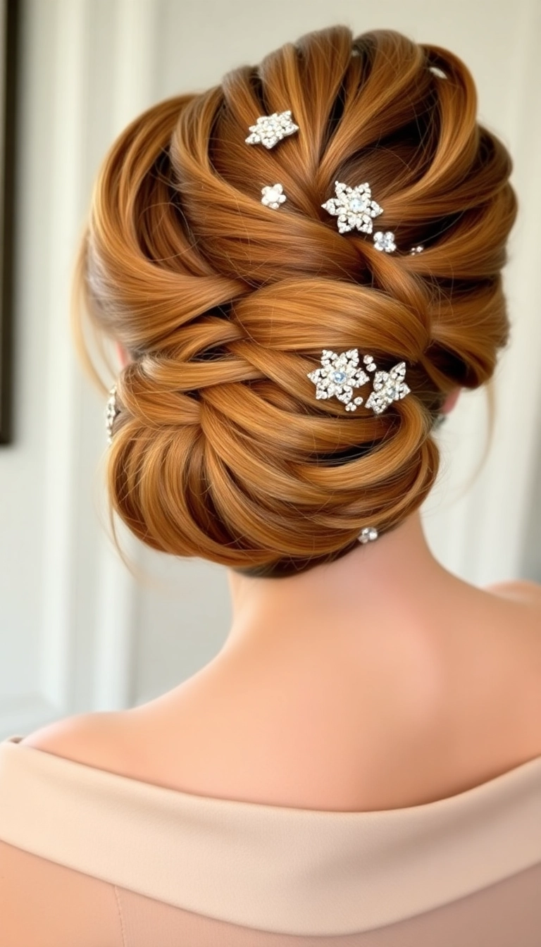 31 Stunning Gala Hairstyles That Will Steal the Show (You Won't Believe #15!) - Intricate Updo with Accessories