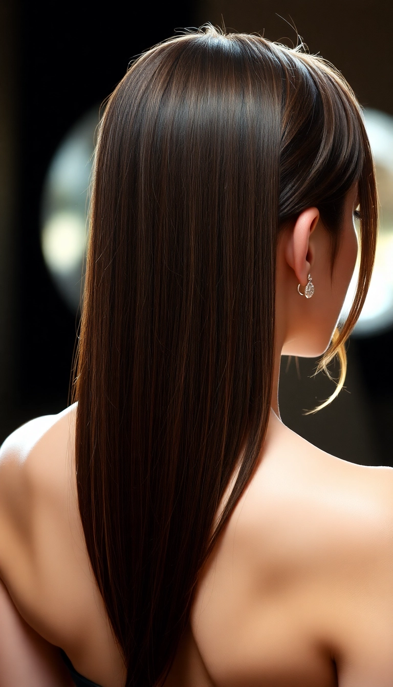 30 Stunning Haircuts for Long Straight Hair That Will Change Your Look Forever! - V-Cut