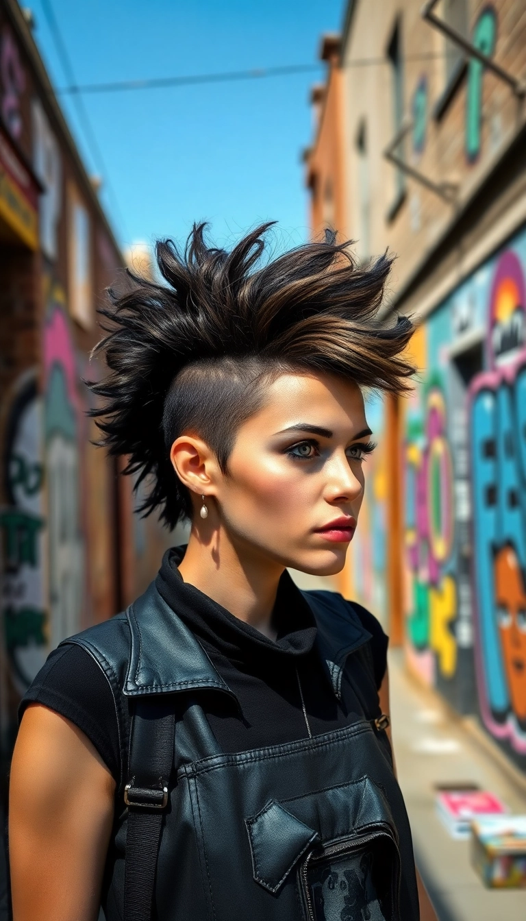 34 Short Afro Hairstyles for 4C Hair That Will Turn Heads! - Faux Hawk