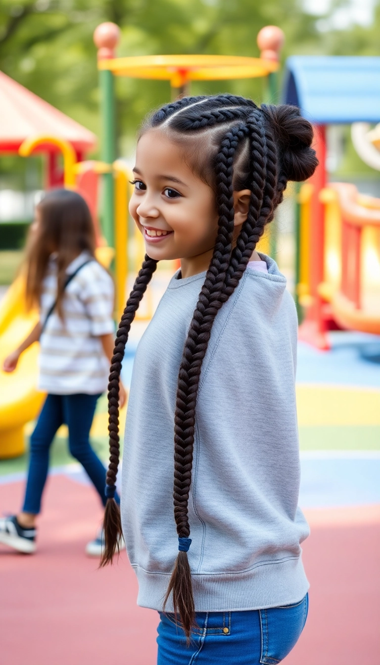 34 Easy and Fun Elsa Hairstyles for Kids That They'll Absolutely Adore! - Double Dutch Braids