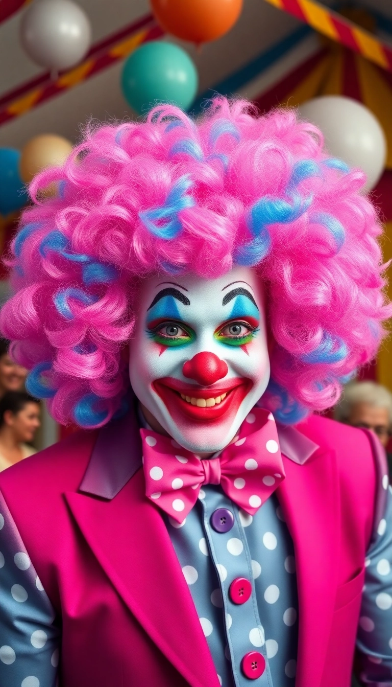 31 Clown Hairstyles That Will Make You the Life of the Party (You Won't Believe #17!) - Wacky Wig with Curls