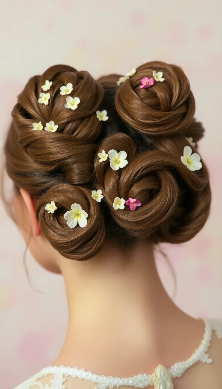 38 Fairy Hairstyles That Will Make Your Friends Say 'Wow!' (You Won't Believe #15!) - 28. Enchanted Twisted Buns